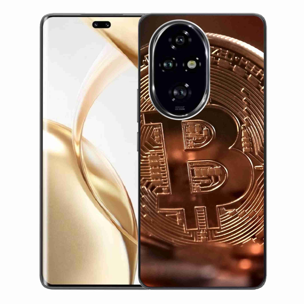 Gél borító mmCase a Honor 200 Pro 5G számára - bitcoin
