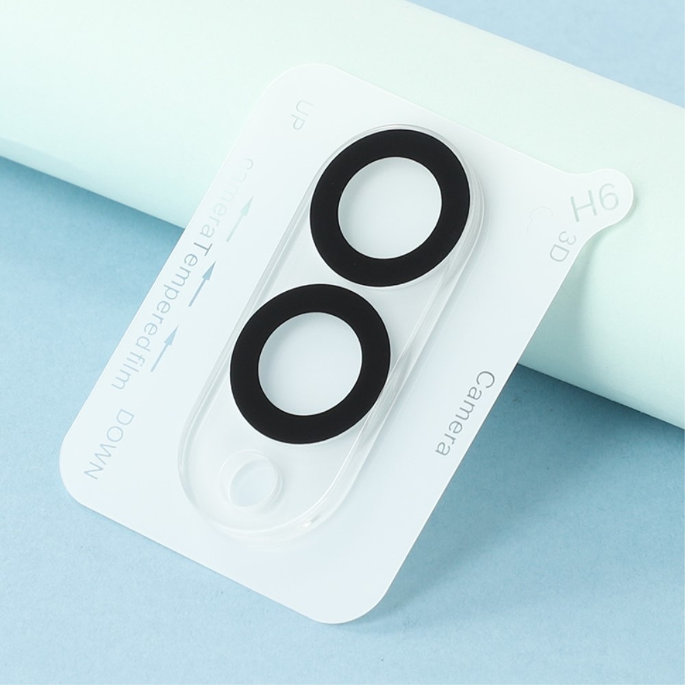 Kamera lencse üveg a Samsung Galaxy S25 Edge kamerán - fekete gyűrűk