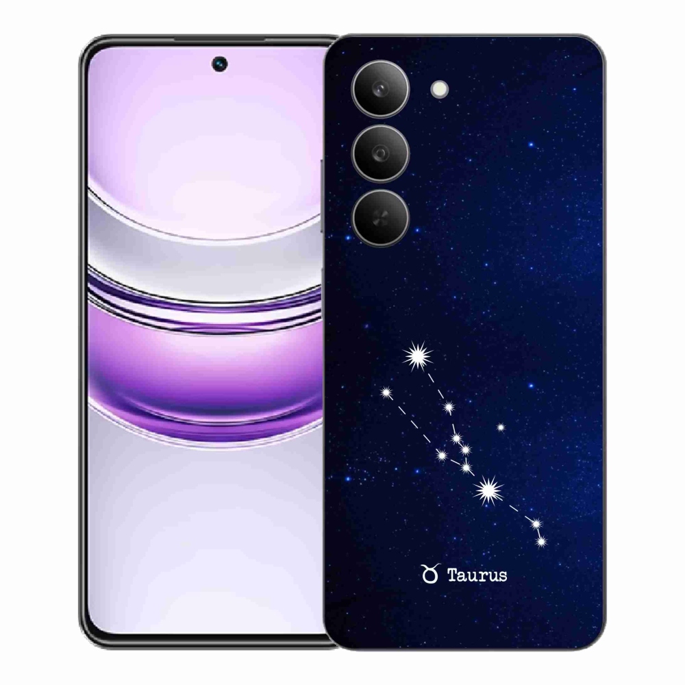 Gél borítás mmCase a Realme 14x 5G számára - csillagkép Taurus