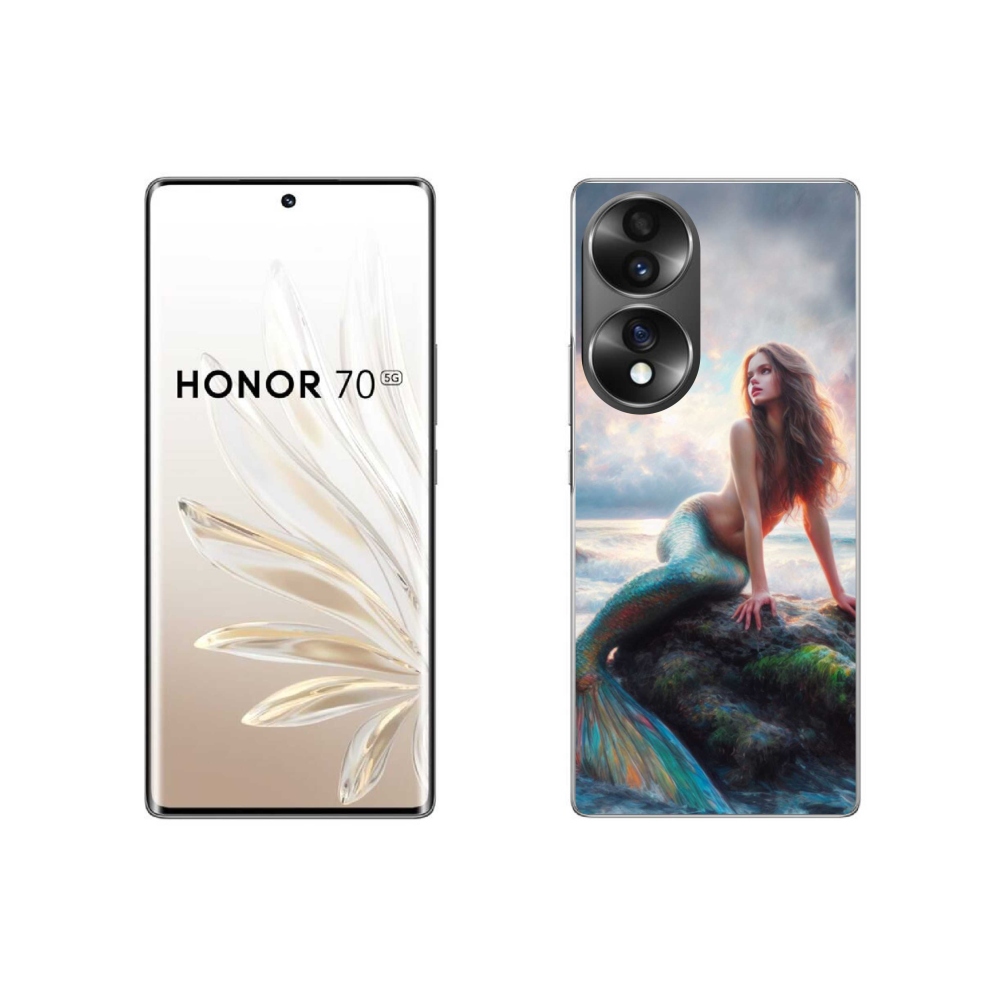 Zselés borítás mmCase a Honor 70 készülékhez - sellő