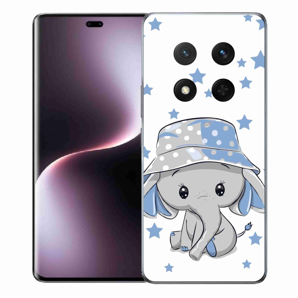 Zselés borítás mmCase a Honor Magic 7 Lite 5G készülékhez - kék elefánt