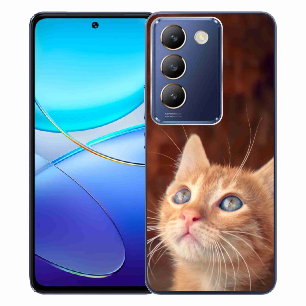 Gél borítás mmCase a Vivo V40 SE 4G/5G készülékhez - pillangó és cica