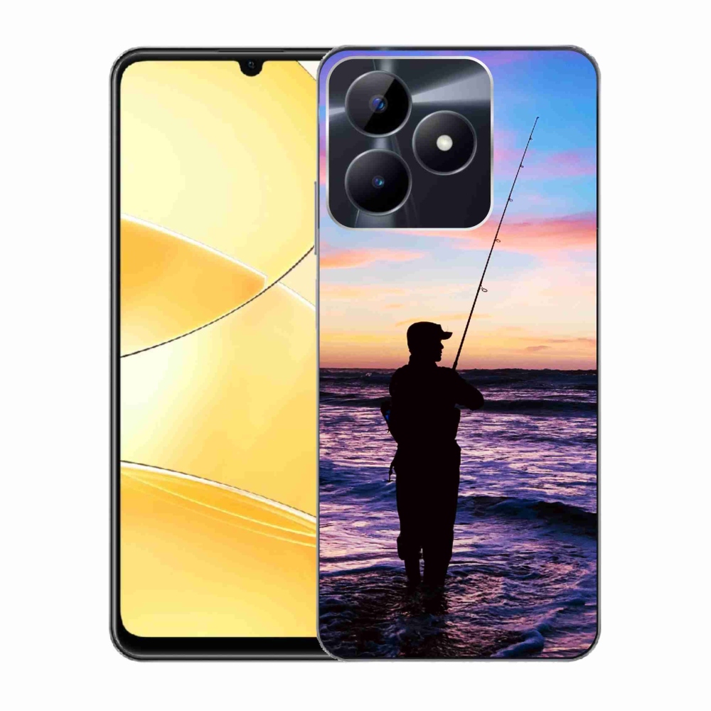 Zselés borító mmCase a Realme C51/C53 készülékhez - halászat 1