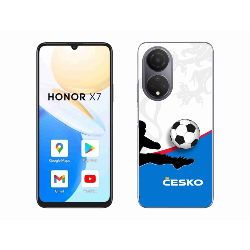 Gél borítás mmCase for Honor X7 - futball Csehország 3