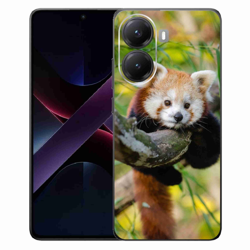 Gél borítás mmCase a Xiaomi Poco X7 Pro 5G-hez - pandavörös