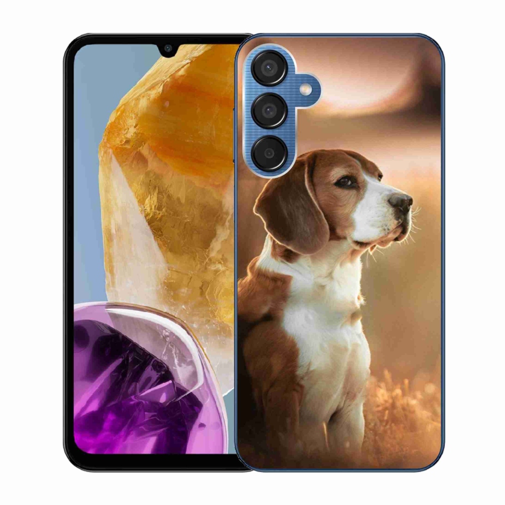 Gél védőhuzat mmCase Samsung Galaxy M15 5G - bézs színű