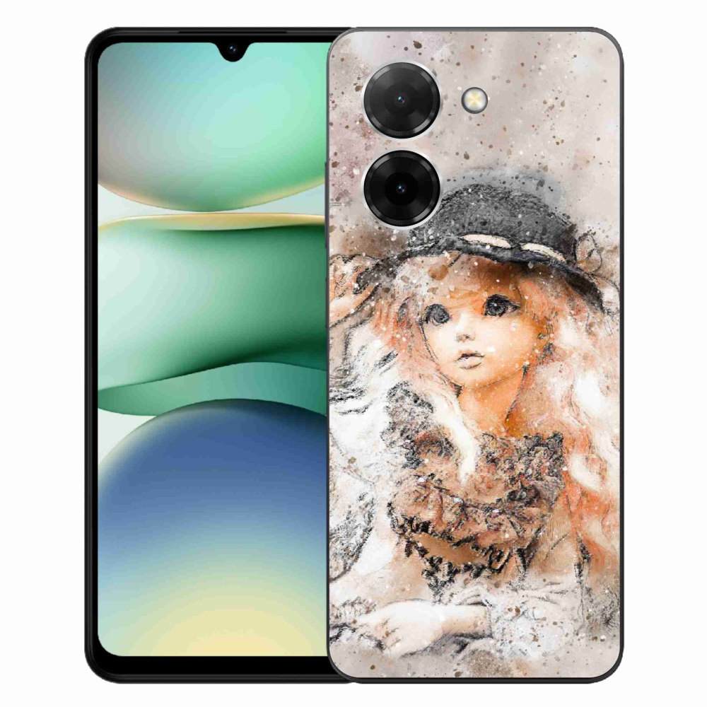 Gél borítás mmCase a Xiaomi Redmi A5 (171.7x77.8x8.3mm) - lány kalapos