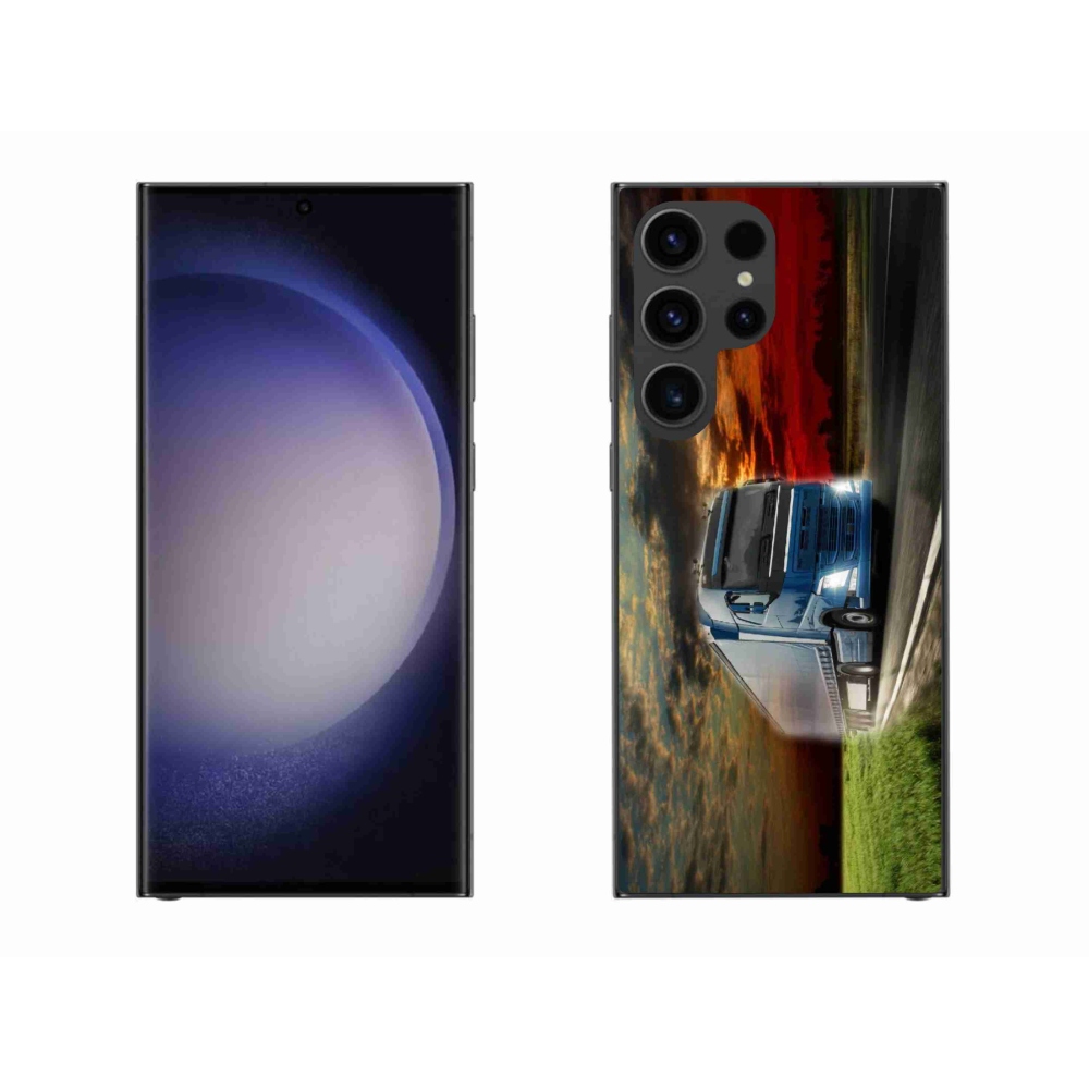 Gél borítás mmCase Samsung Galaxy S23 Ultra 5G - teherautó 4