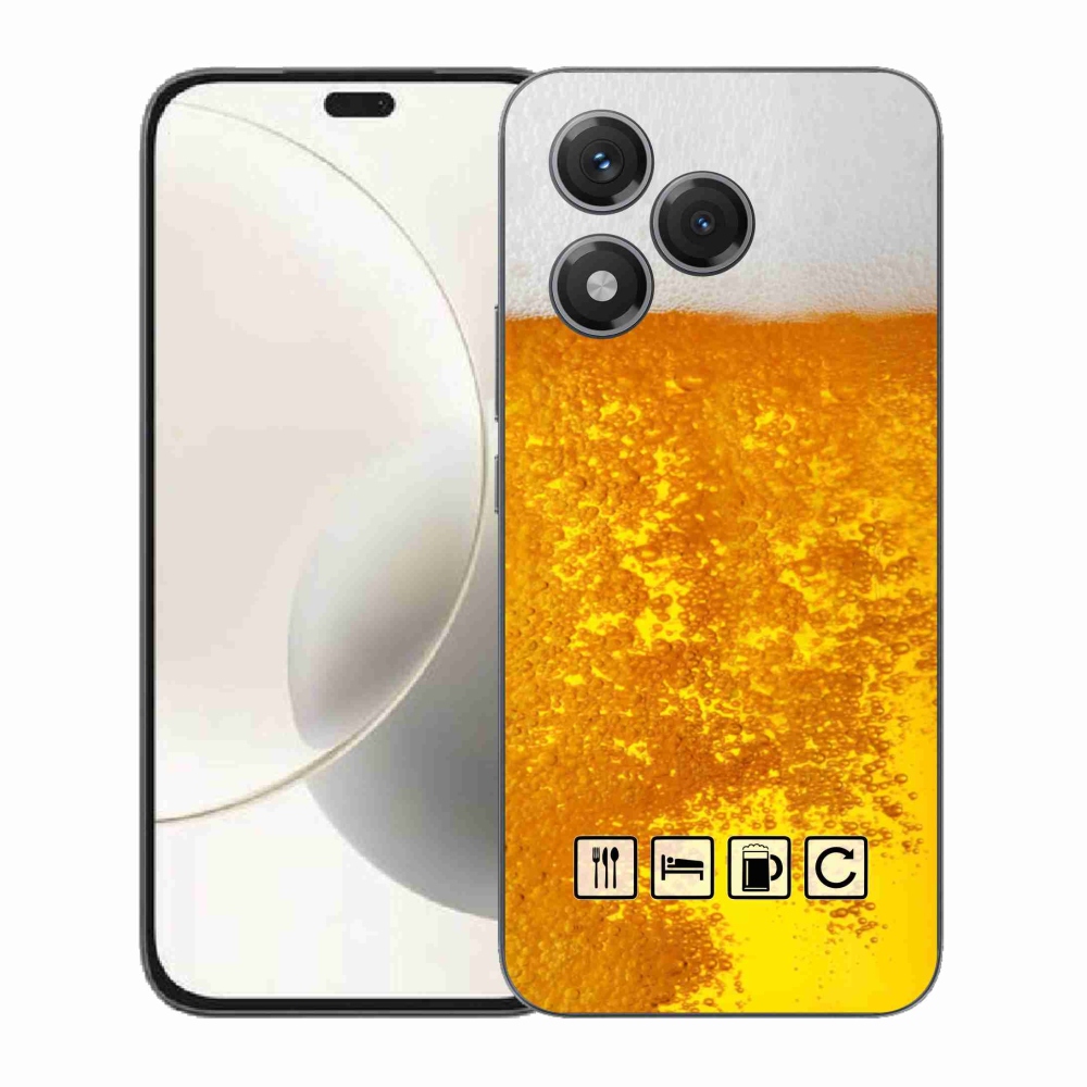 Zselés borítás mmCase a Honor 400 Lite-hoz - sör motívum 3