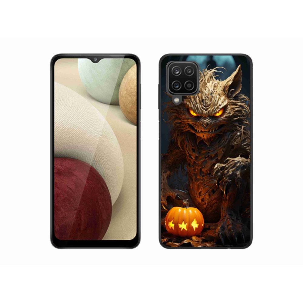 Gél borítás mmCase Samsung Galaxy M12 készülékhez - Halloween szörnyeteg
