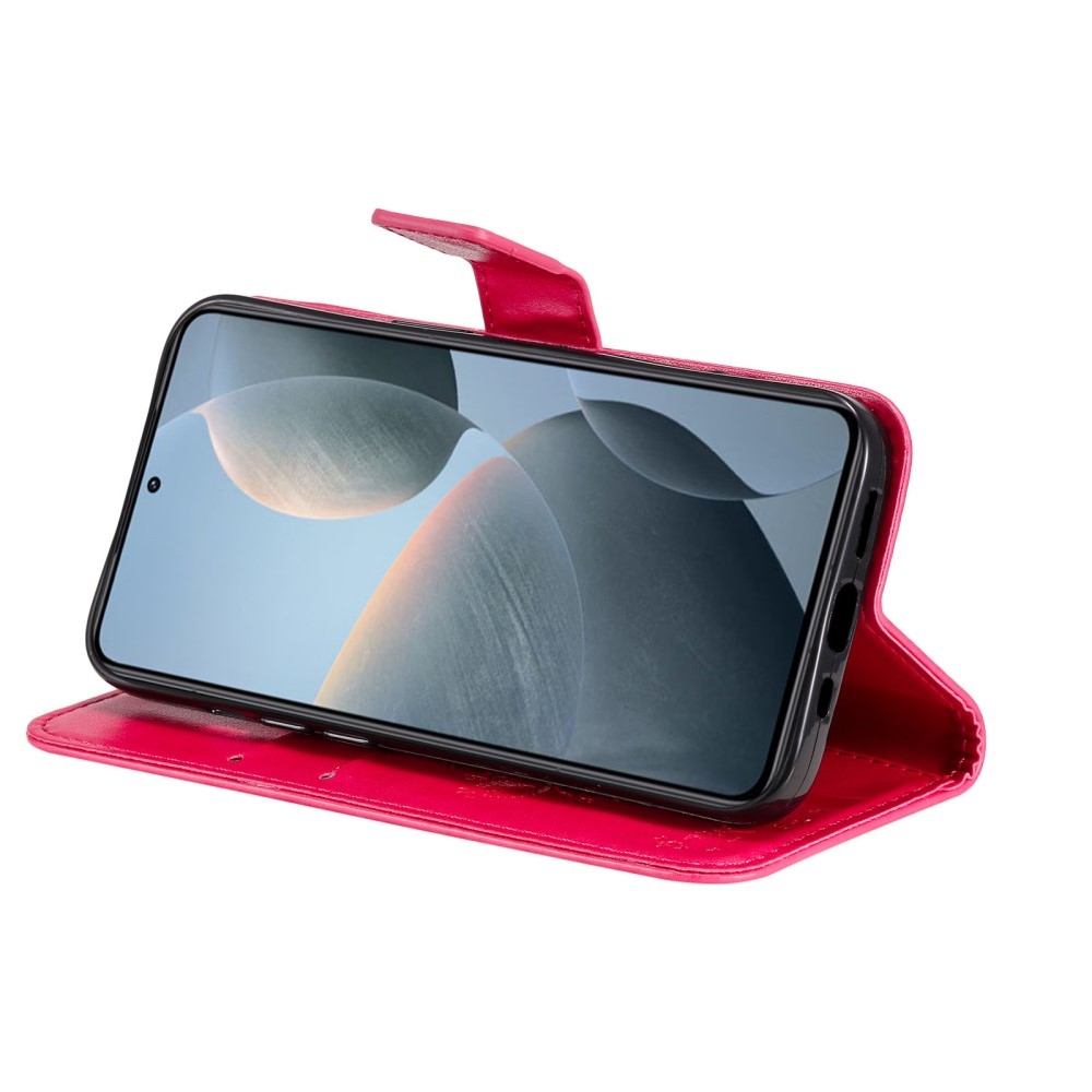 Fák könyv tok Xiaomi 14T - rózsa