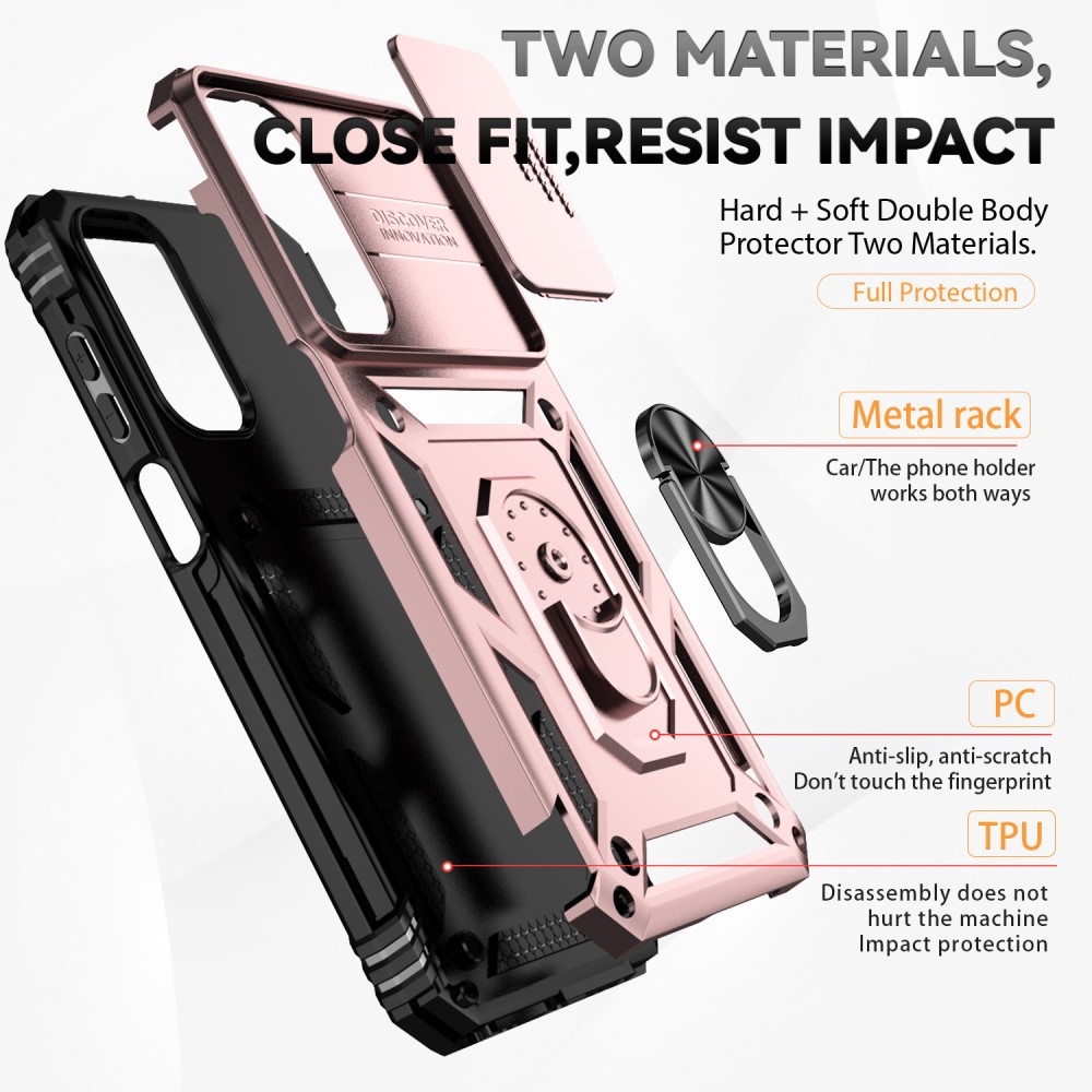 Csúszásálló borítás Samsung Galaxy A35 5G készülékhez - rózsa arany