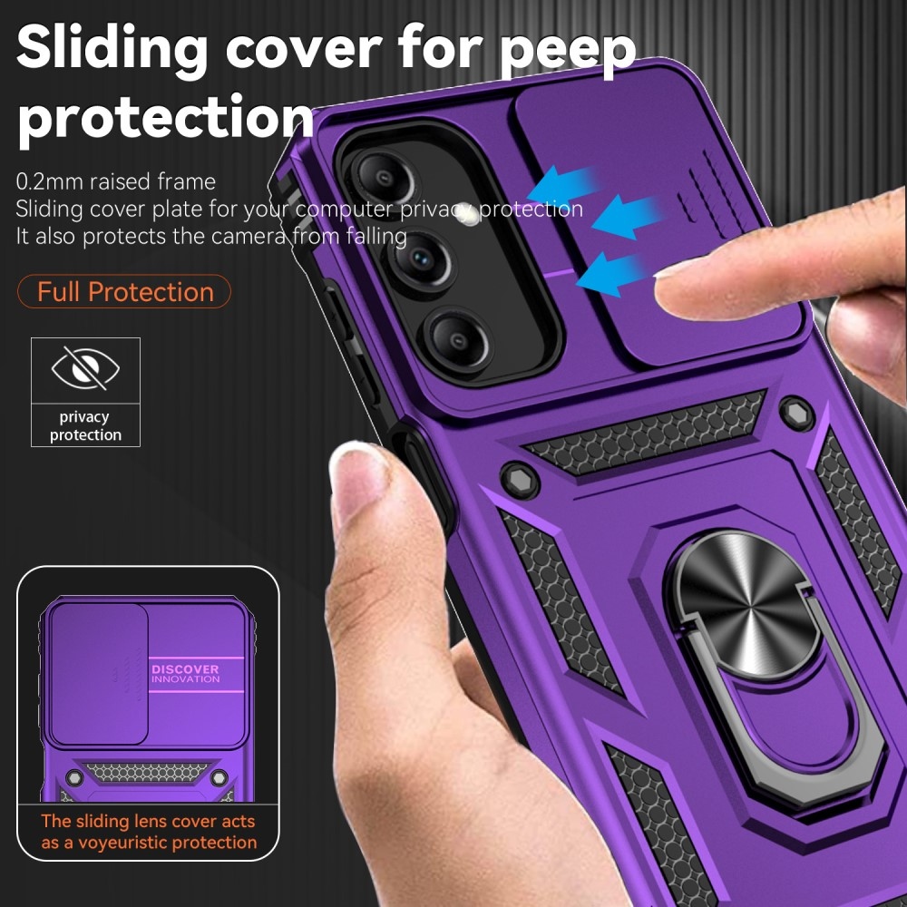 Csúszásálló borítás Samsung Galaxy A35 5G készülékhez - lila