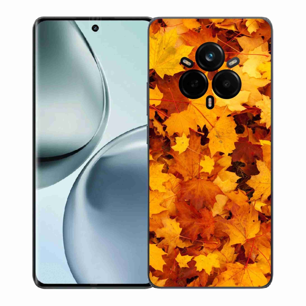 Gél borítás mmCase a Realme 14 Pro+ 5G készülékhez - juharlevelek