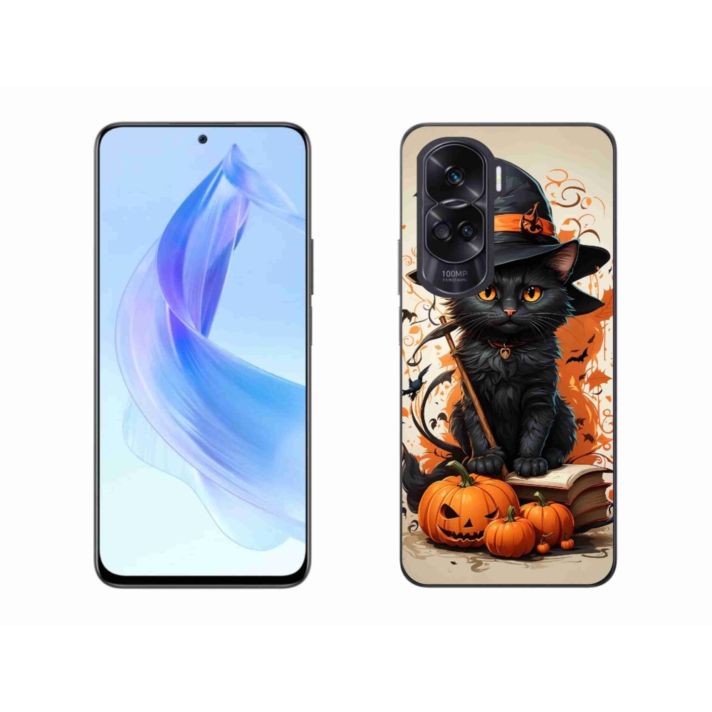 Zselés borítás mmCase a Honor 90 Lite készülékhez - cat wizard