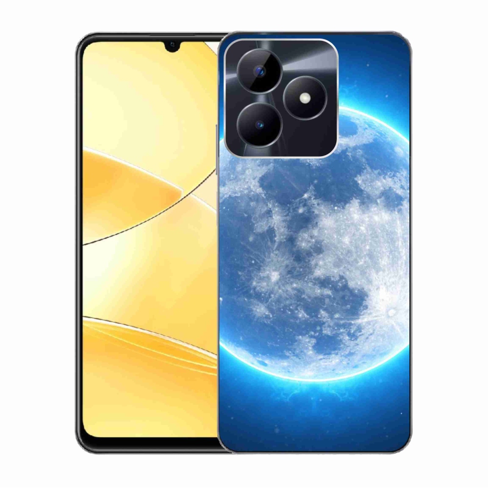 Gél tok mmCase a Realme C51/C53 készülékhez - földgömb alakú