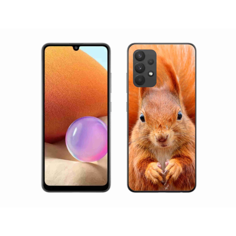 Zselés borítás mmCase Samsung Galaxy A32 4G - mókus