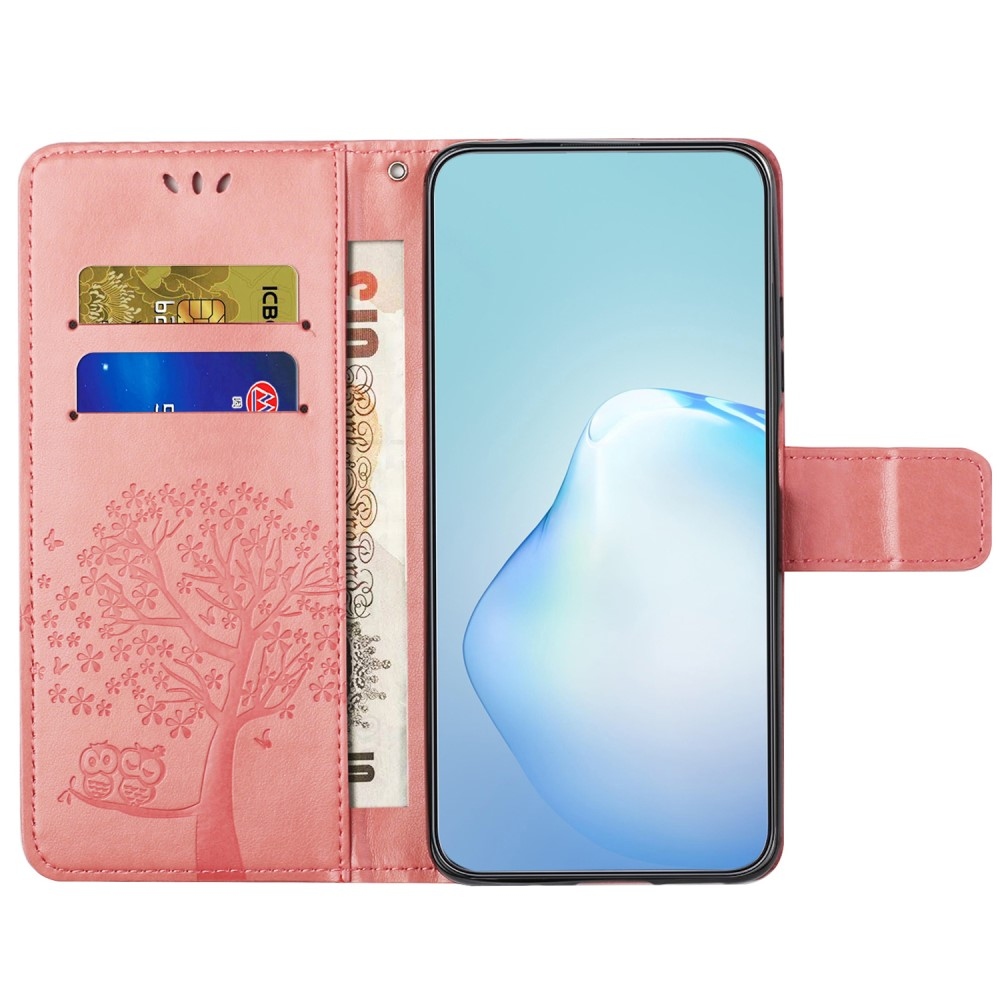 Fa könyv tok a Xiaomi Redmi 12 4G/5G készülékhez - rózsaszínű