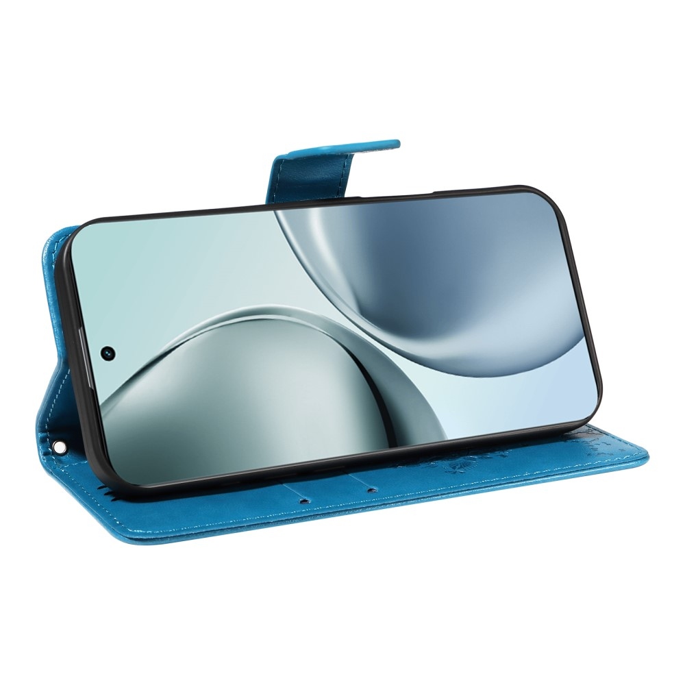 Fák könyvtáska a Realme 14 Pro+ 5G számára - kék