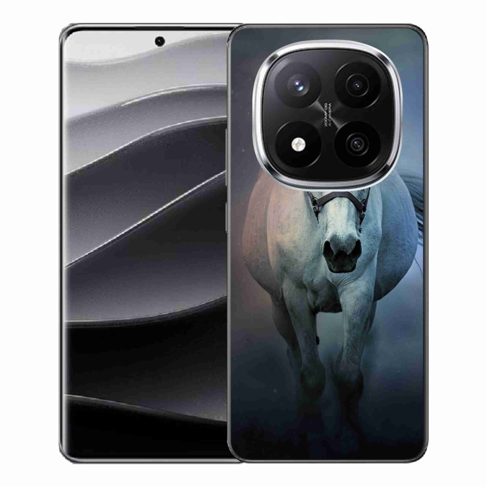 Gél borítás mmCase a Xiaomi Redmi Note 14 Pro+ 5G - futó fehér lóhoz