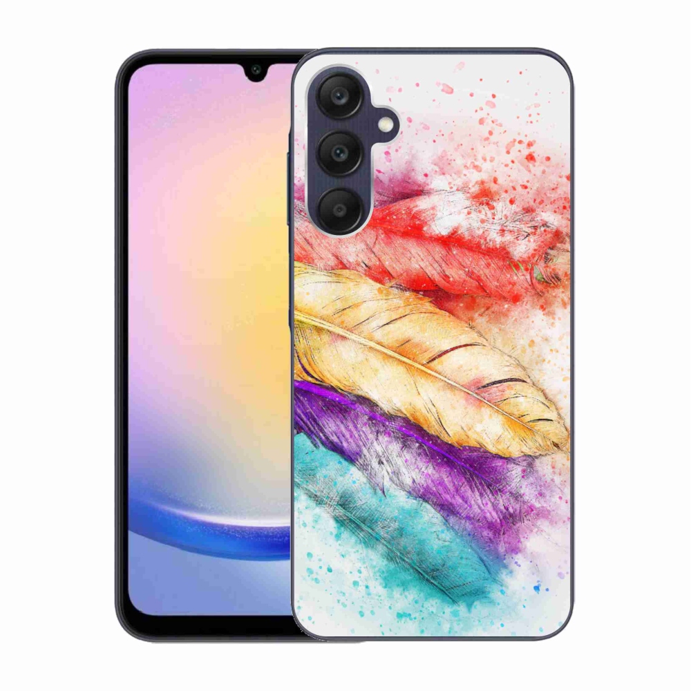 Zselés borítás mmCase Samsung Galaxy A25 5G - színes tollakhoz