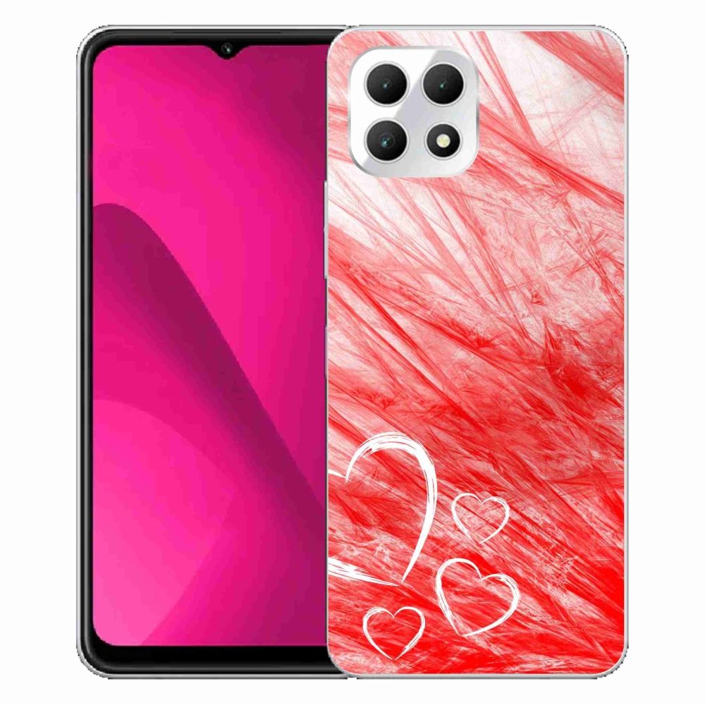 Zselés borítás mmCase a T-Mobile T Phone 2 készülékhez - tüzes szív
