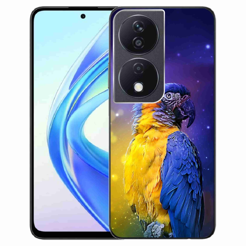 Gél tok mmCase a Honor X7b/Honor 90 Smart készülékhez - papagáj ara 1