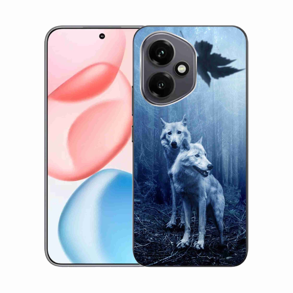 Zselés borító mmCase a Honor 400-hoz - farkasok az erdőben