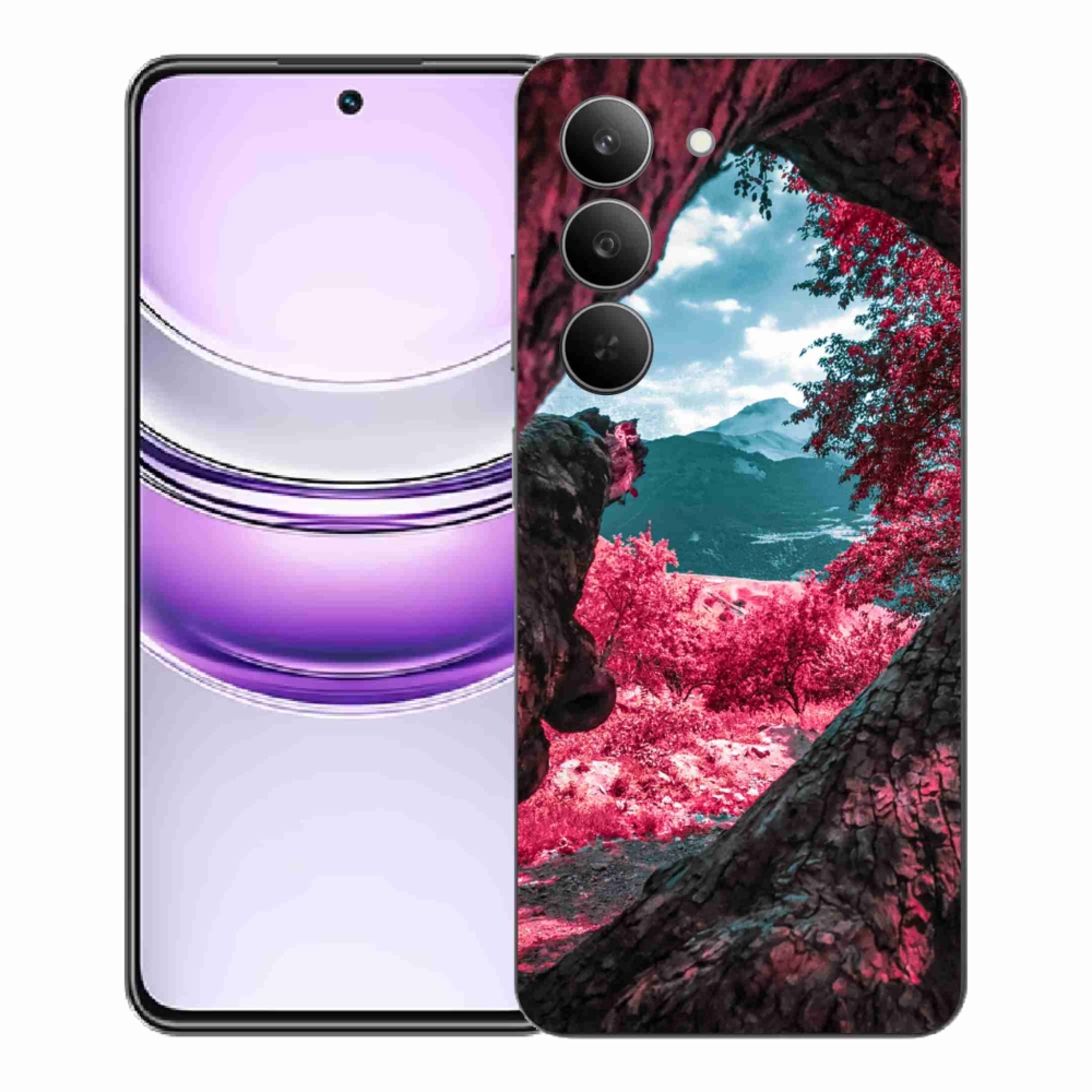 Gél borító mmCase a Realme 14x 5G készülékhez - hegyi kilátás