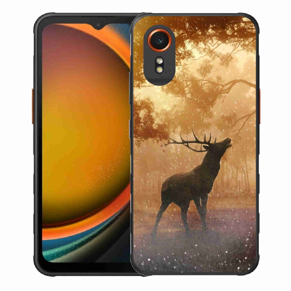 Gél borítás mmCase Samsung Galaxy Xcover 7 - szarvas a vadászaton