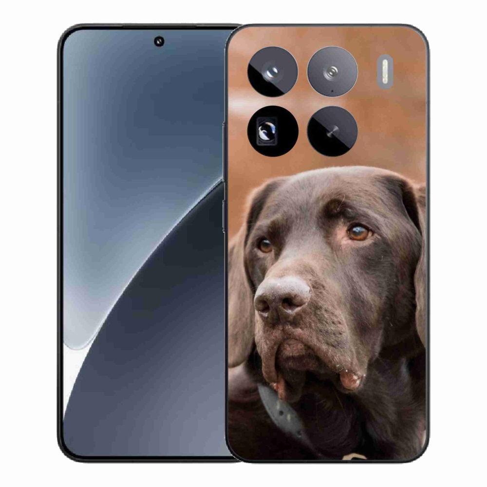 Gél borítás mmCase a Xiaomi 15 Pro készülékhez - barna labrador