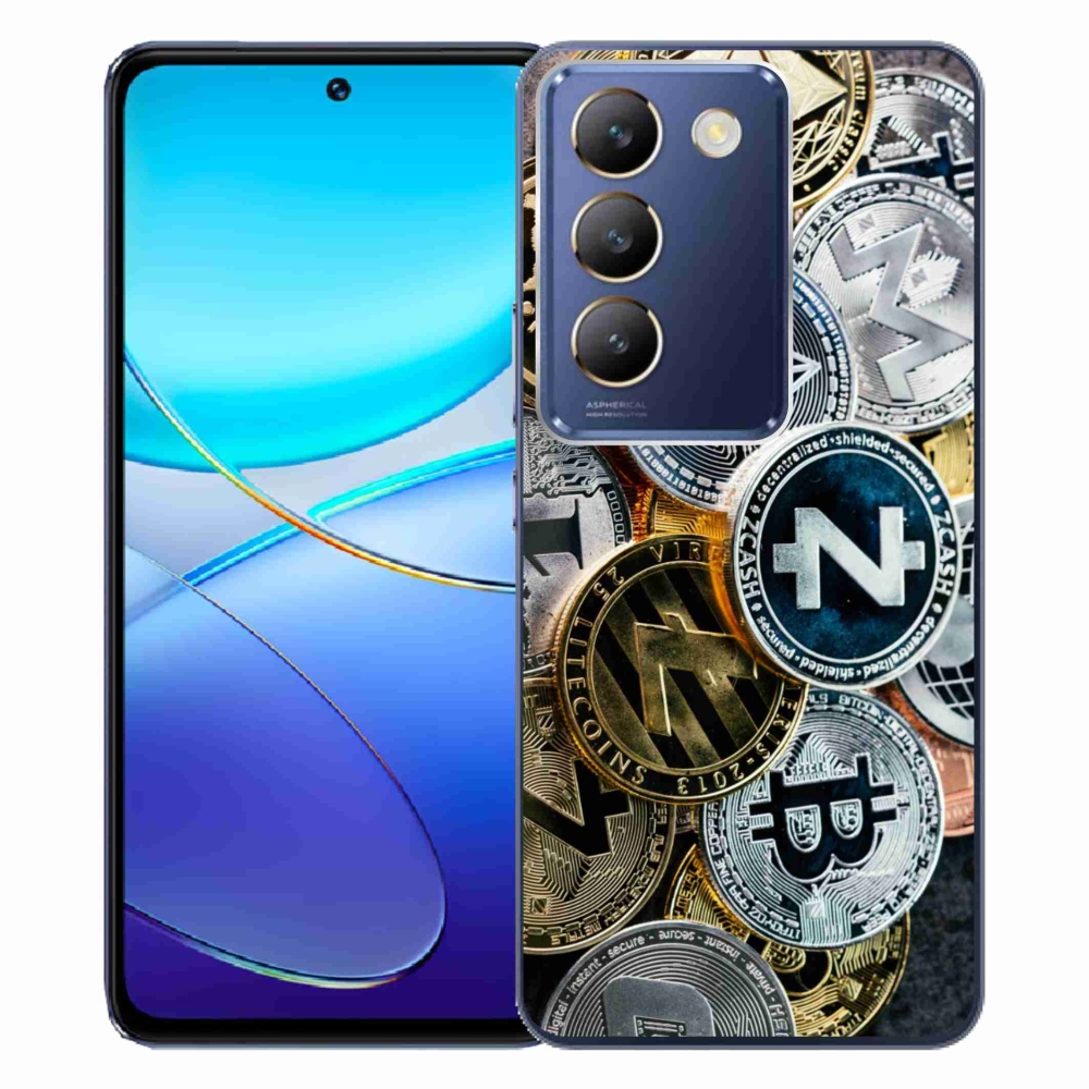 Gél borító mmCase a Vivo V40 SE 4G/5G számára - kriptovaluták