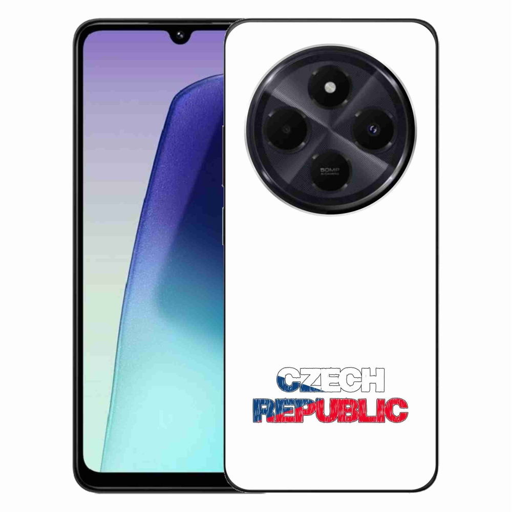 Gél borítás mmCase a Xiaomi Redmi 14C/Poco C75-hez - Csehország fehér háttérrel