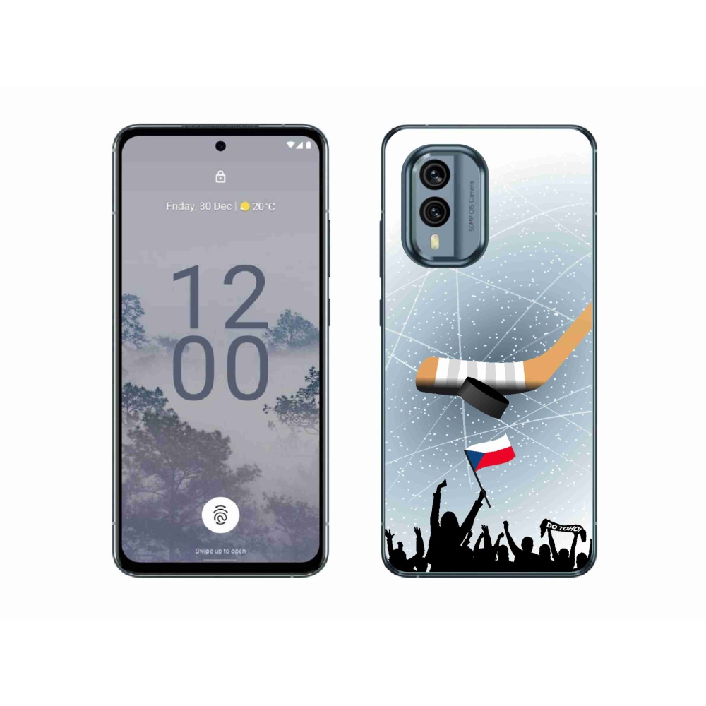 Zselés borítás mmCase a Nokia X30 5G készülékhez - hoki rajongóknak