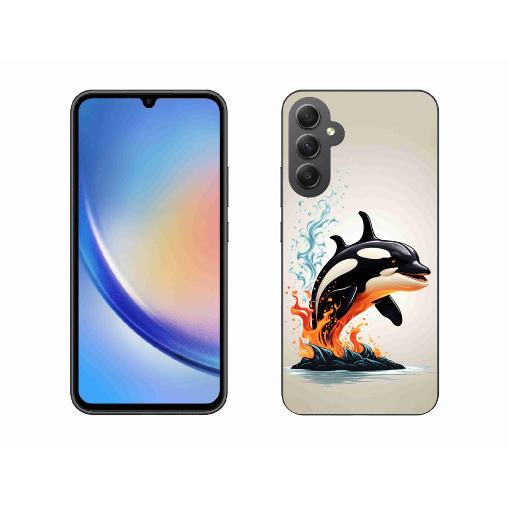 Gél védőhuzat mmCase Samsung Galaxy A34 5G - írisz