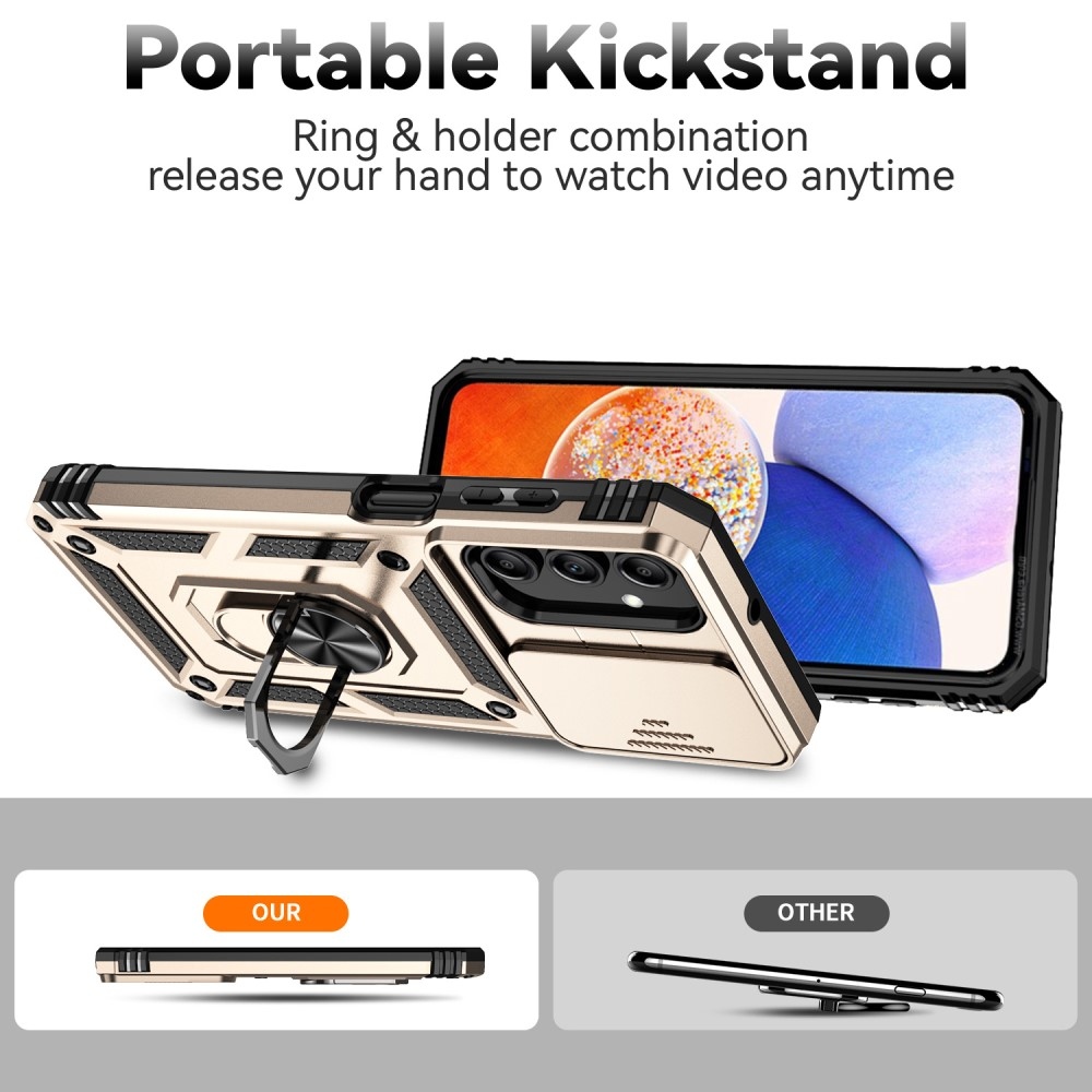 Csúszásálló borítás Samsung Galaxy A35 5G készülékhez - arany színben