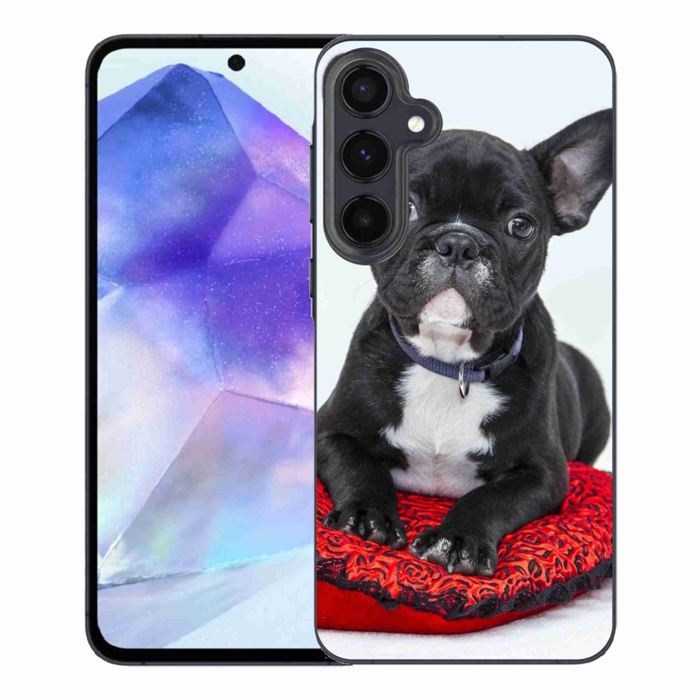 Gél tok mmCase a Samsung Galaxy A55 5G készülékhez - bulldog
