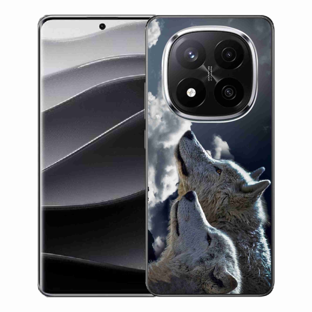 Gél borítás mmCase a Xiaomi Redmi Note 14 Pro+ 5G - farkasok számára