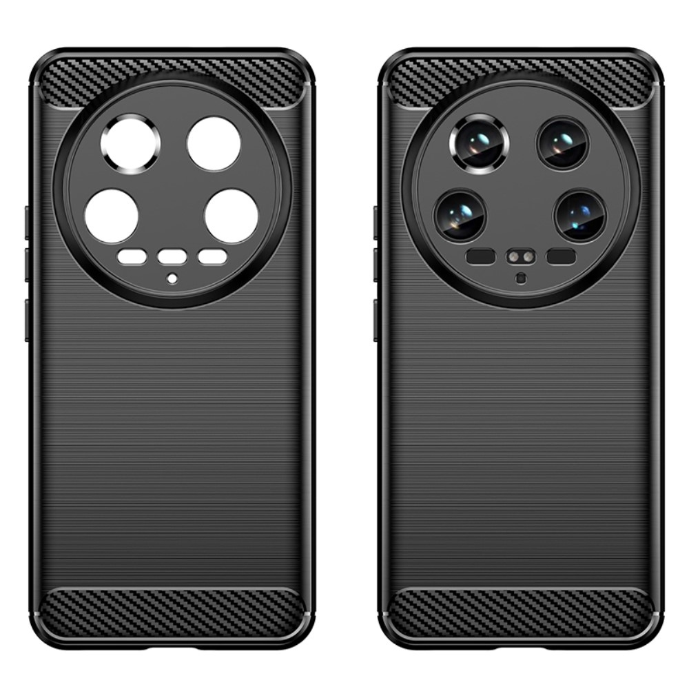 Szénálló gél tok a Xiaomi 14 Ultra számára - fekete