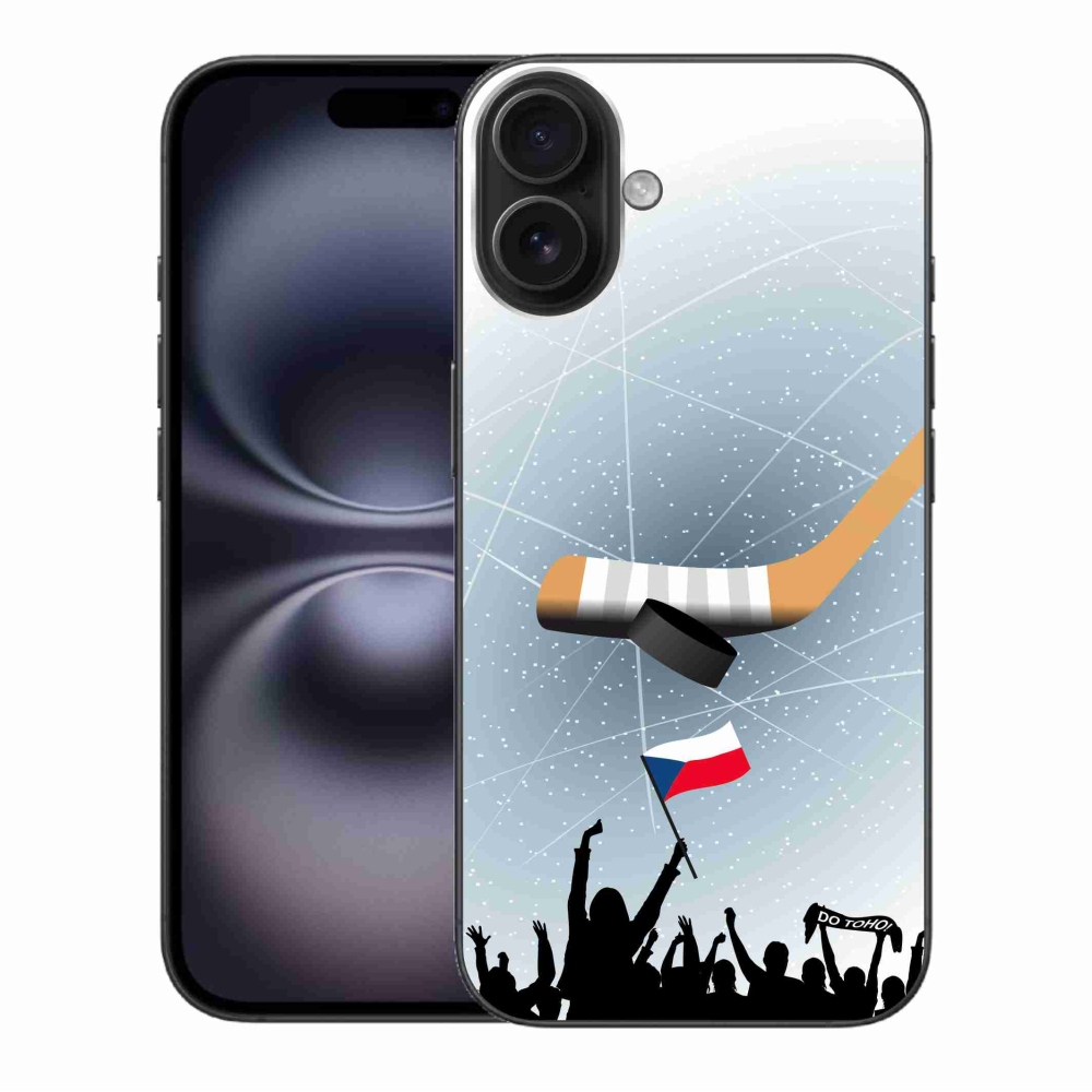 Gél borítás mmCase iPhone 16 Plus készülékhez - hokiszurkolóknak