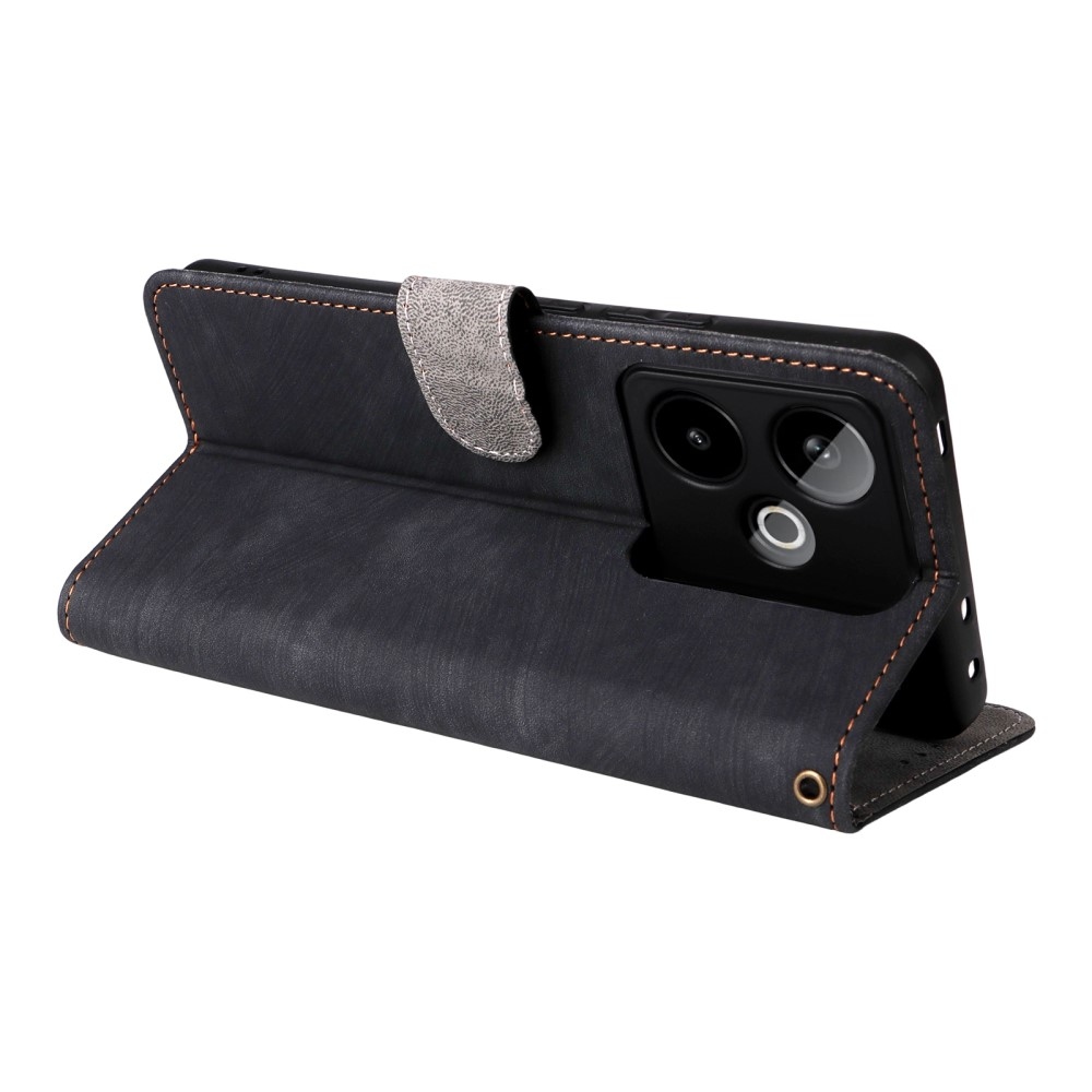 RFID könyvtáska a Realme GT 7 5G készülékhez - fekete