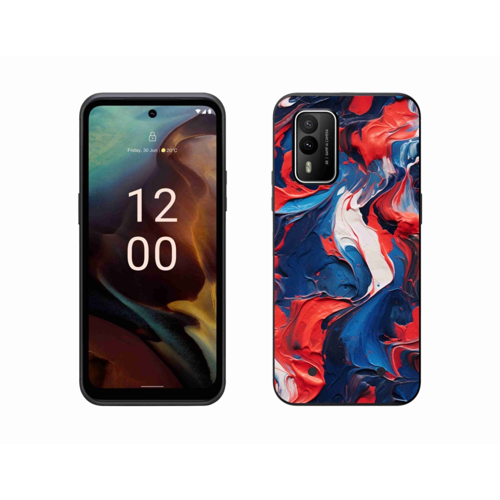 Zselés borítás mmCase a Nokia XR21 készülékhez - absztrakt motívum 7