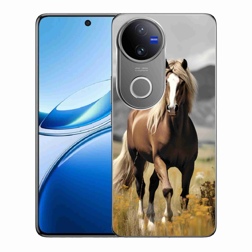 Zselés borítás mmCase Vivo V50 5G - barna ló 1