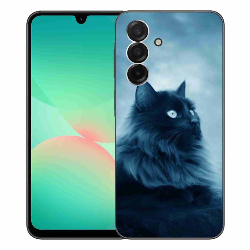 Gél védőhuzat mmCase Samsung Galaxy A26 5G - fekete cat 1