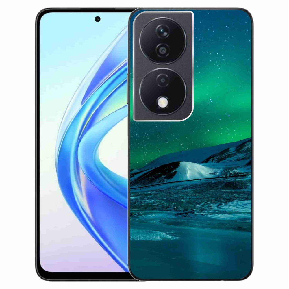 Gél borítás mmCase a Honor X7b/Honor 90 Smart készülékhez - sarki fény