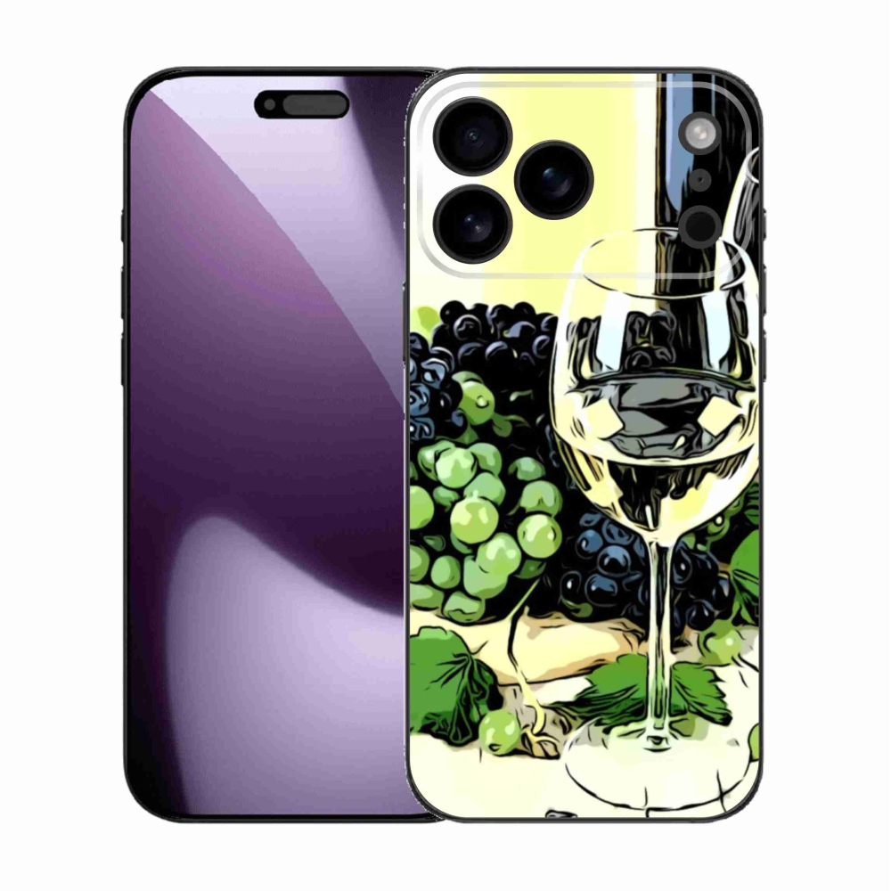 Gél borítás mmCase iPhone 17 Pro Max készülékhez - borospohár