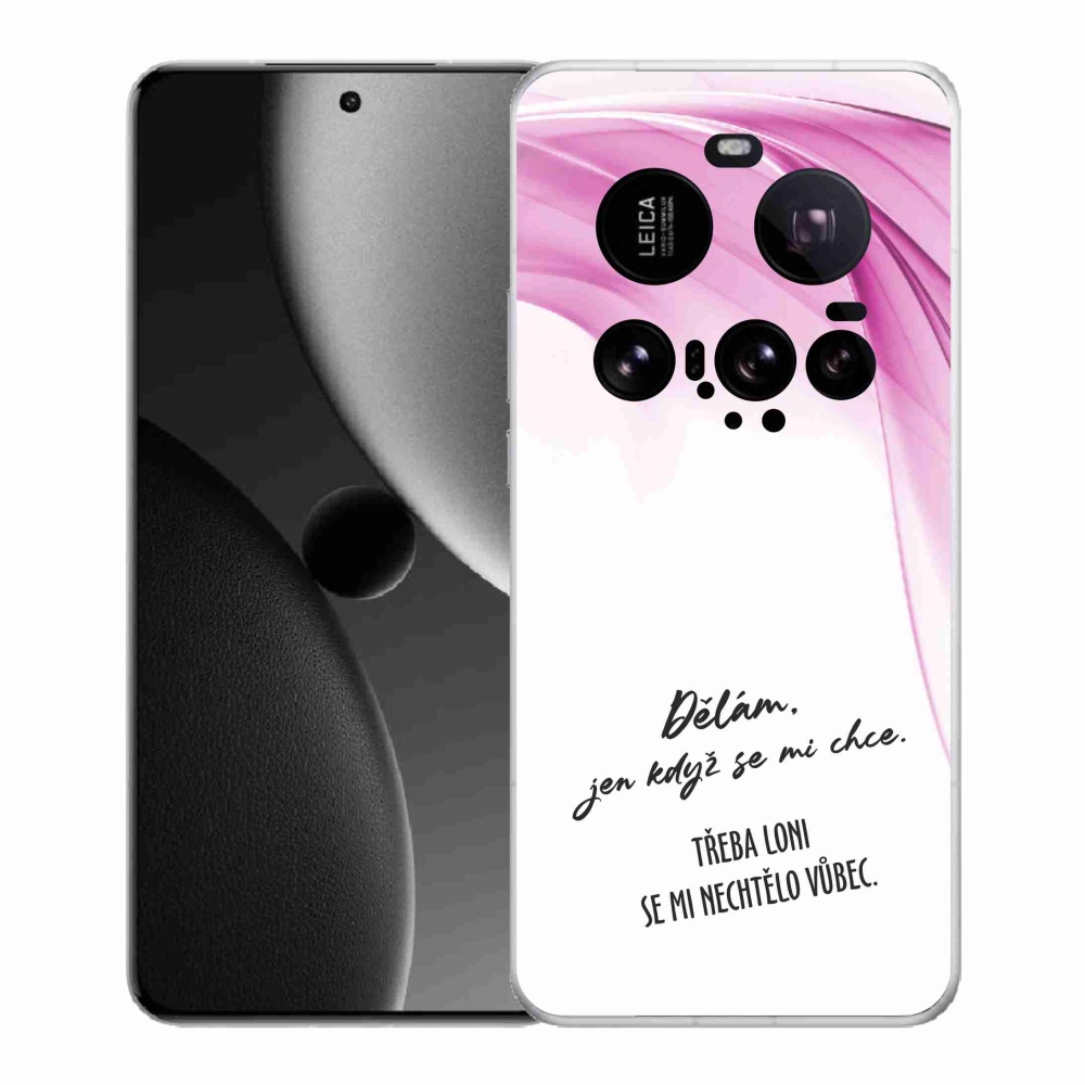 Gél borító mmCase a Xiaomi 15 Ultra készülékhez - vicces szöveg 12 fehér háttérrel