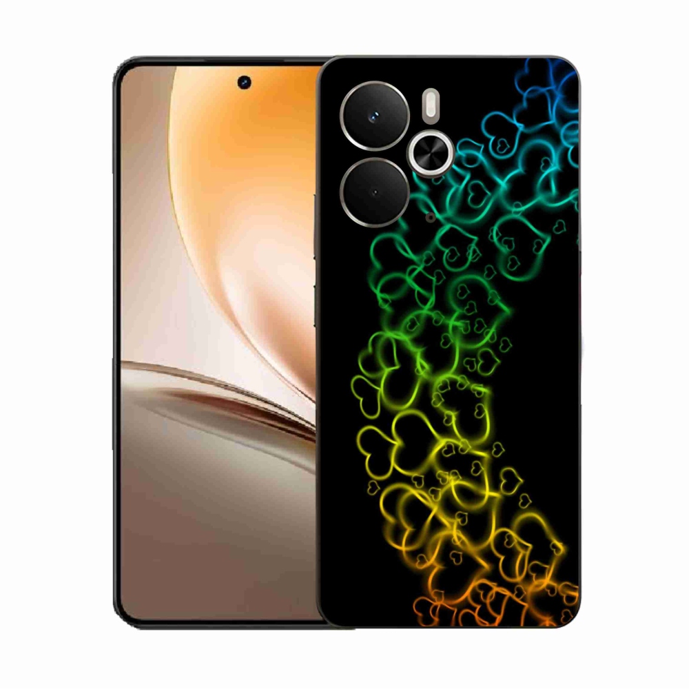 Zselés borítás mmCase a Realme 14 5G/14T 5G készülékhez - színes szívek