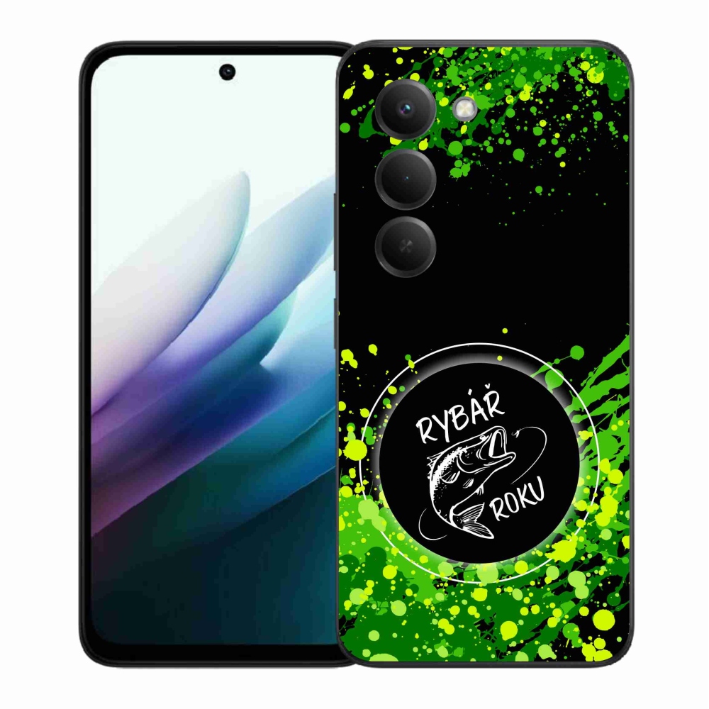 Gél borítás mmCase a Xiaomi Redmi 15 4G/5G (171mm) - az év halászának fekete háttere