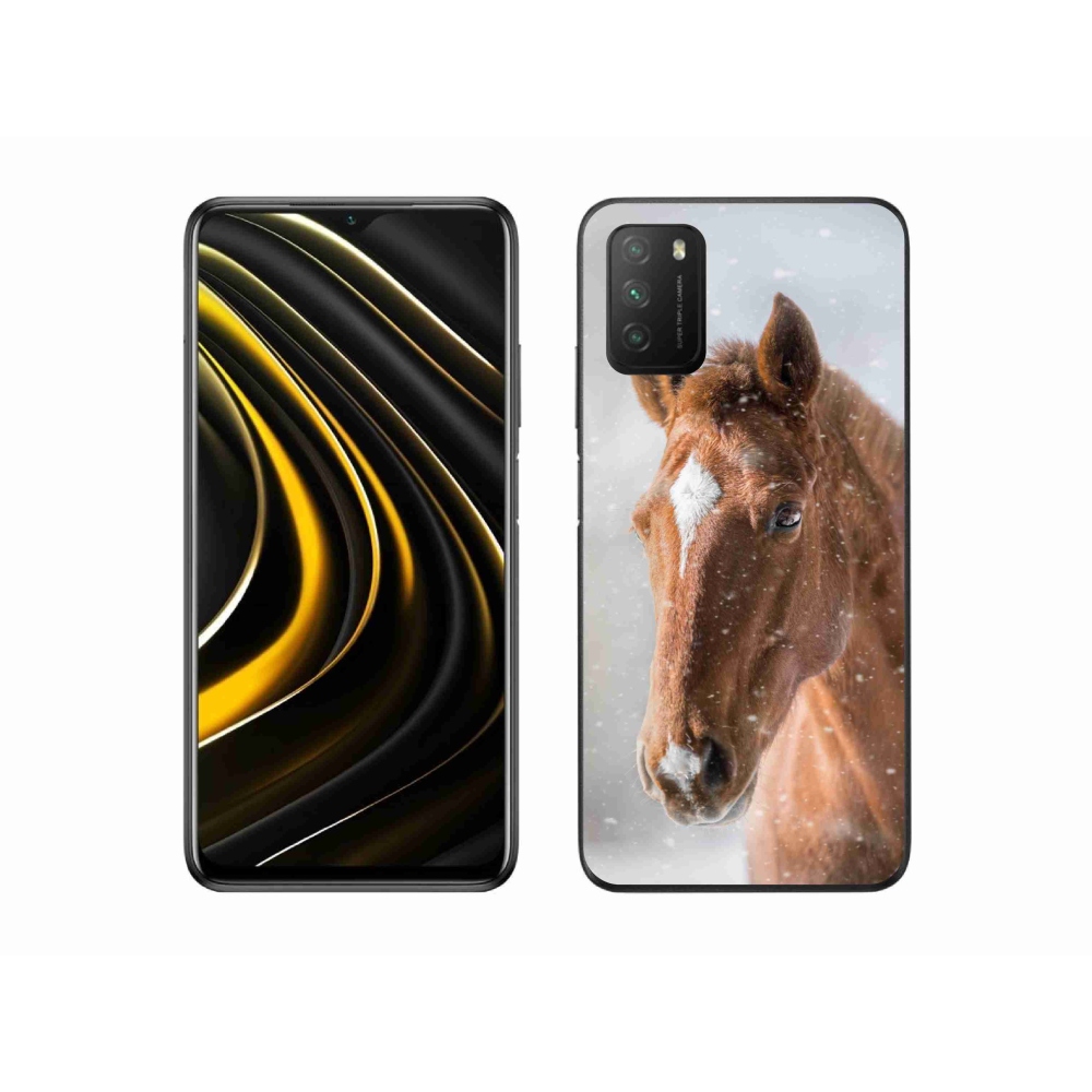 Gél borítás mmCase a Xiaomi Poco M3-hoz - barna ló 2